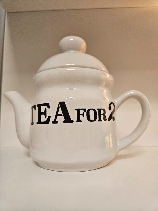 EP Other - EP Excellent Porcelain "Tea for 2" Ceramic White Teapot